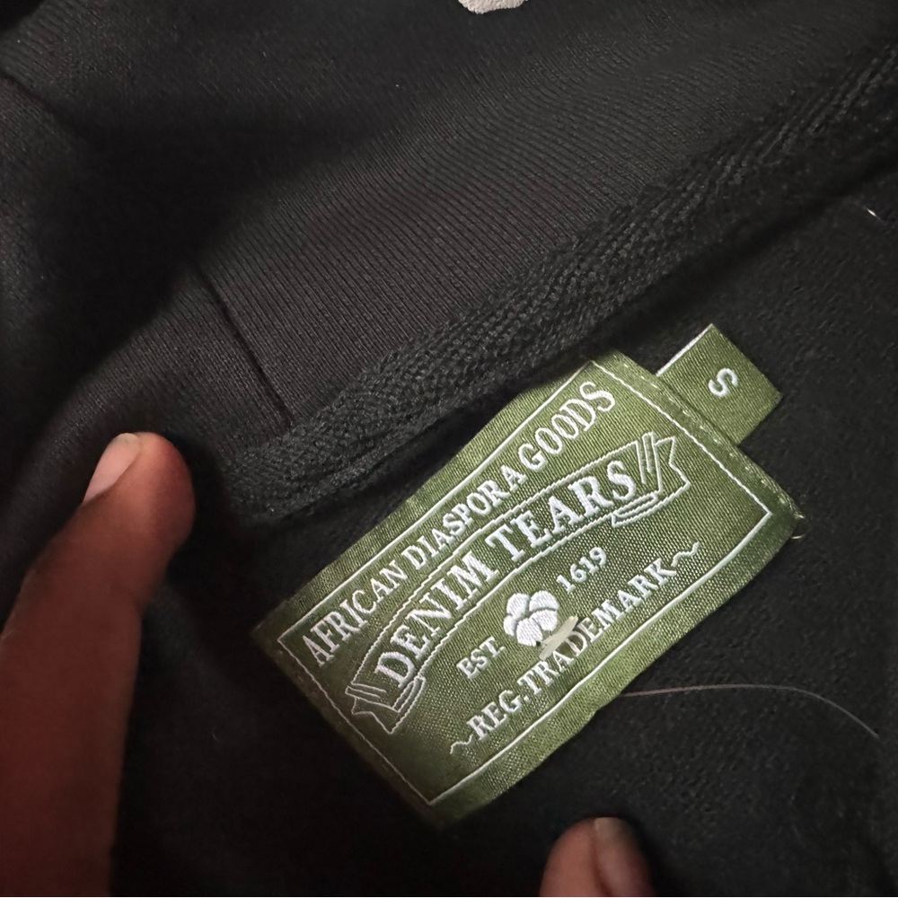 Black Denim tears hoodie